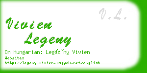 vivien legeny business card